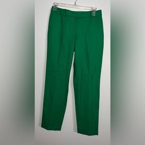 J Crew cafe capri green cropped pants size 00